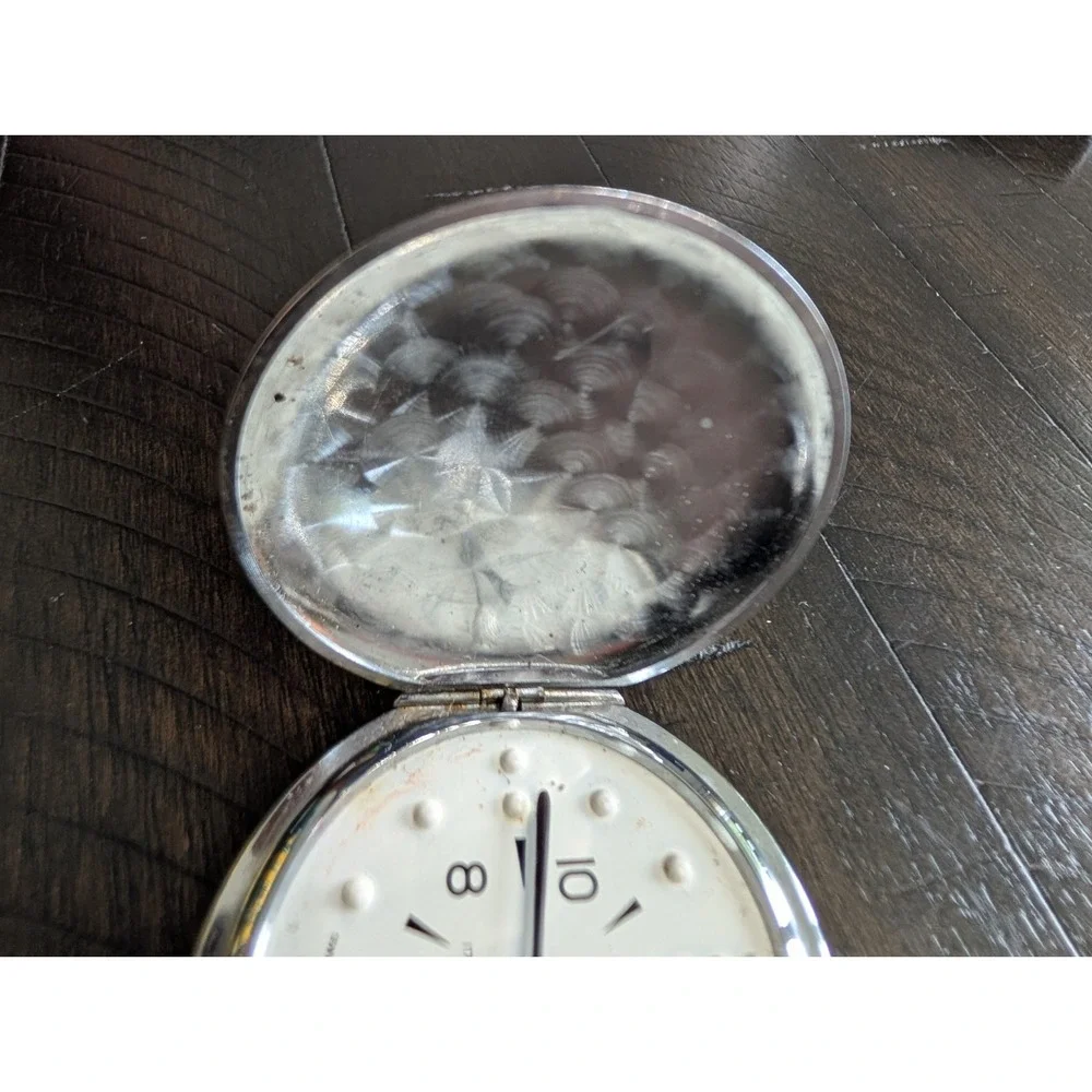 American Foundation For The Blind AFB Braille Pocket Watch 17 Jewel Swiss - Runs